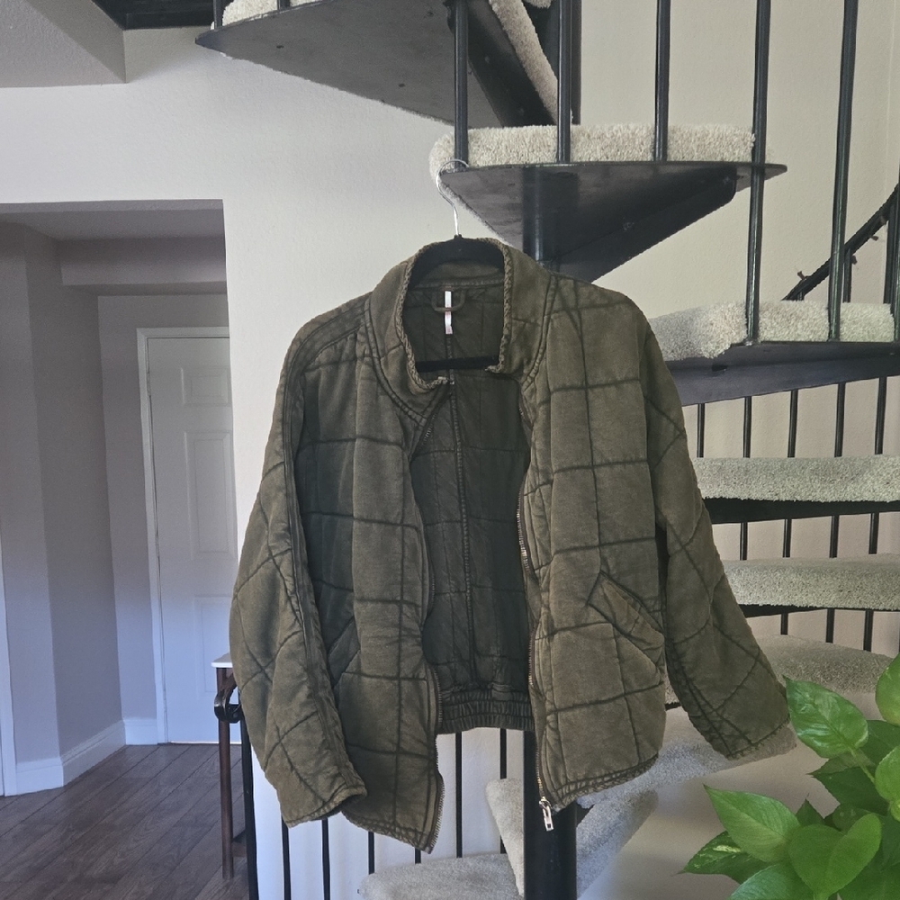 Free People Dolman Quilted Jacket